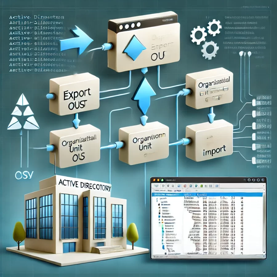 Active Directory OU aktarma