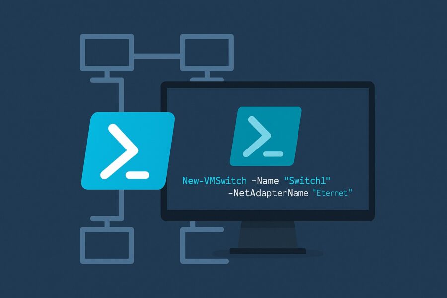 powershell ile sanal switch oluşturma