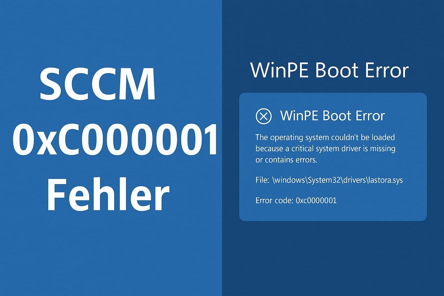 SCCM 0xC0000001 Hatası Çözümü | Dell 7040 & WinPE Driver Fix